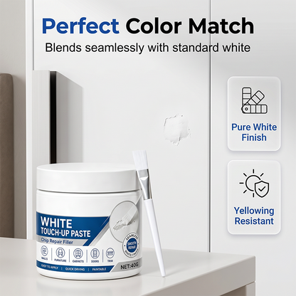 ✨ 50% Off – White Furniture Touch-Up Paste with Brush 🖌️