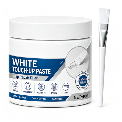 ✨ 50% Off – White Furniture Touch-Up Paste with Brush 🖌️