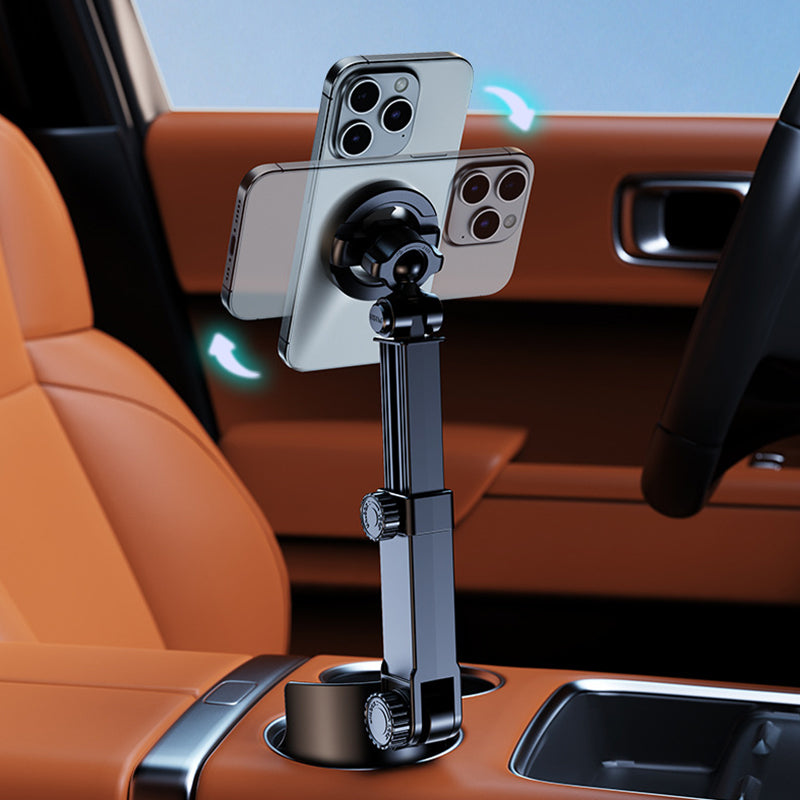 🚗 LIMITED-TIME 50% OFF! ✨ Universal Adjustable Cup Holder Phone Mount – 360° Rotation, Secure Fit For All Phones 🌿