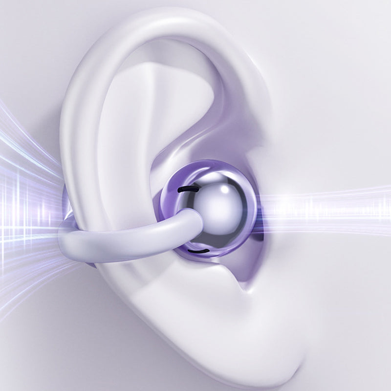 🔥 50% Off – Clip-On Open Ear Earbuds | Bluetooth 5.4 & Noise Cancelling 🎶