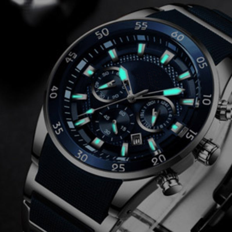 ✨ 50% Off – Men's Waterproof Multifunctional Quartz Watch ⌚