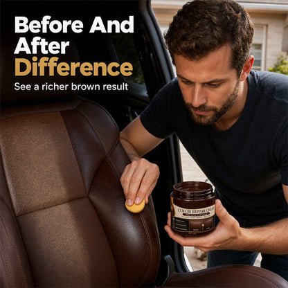 ✨ 50% Off – Brown Leather Colour Repair Cream 🛋️