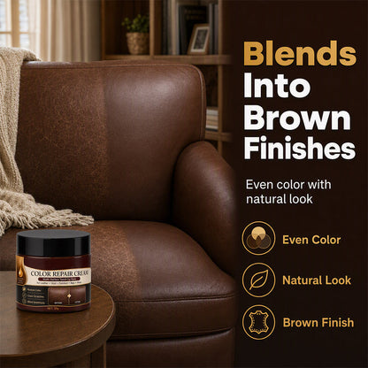 ✨ 50% Off – Brown Leather Colour Repair Cream 🛋️