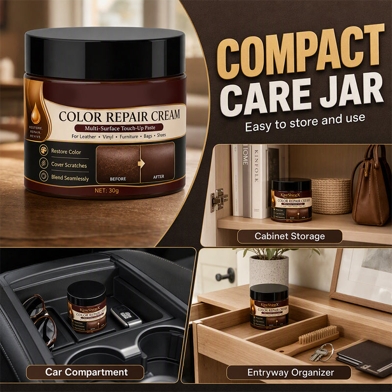 ✨ 50% Off – Brown Leather Colour Repair Cream 🛋️
