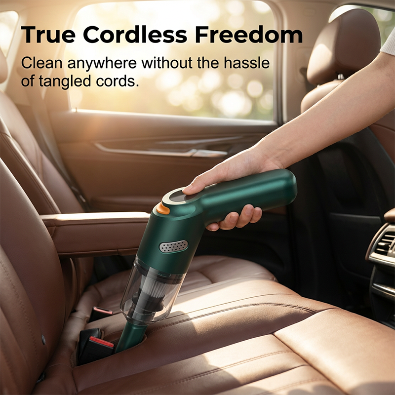 🚗 50% Off | High-Power Cordless Car Vacuum Kit – Just Press to Blast Away All Dirt & Dust! 💨