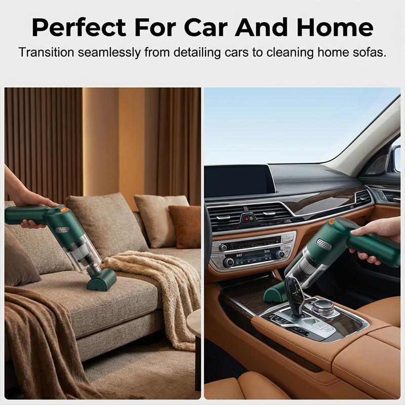 🚗 50% Off | High-Power Cordless Car Vacuum Kit – Just Press to Blast Away All Dirt & Dust! 💨