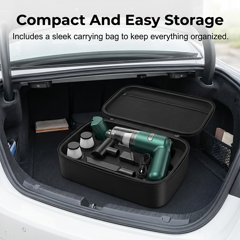 🚗 50% Off | High-Power Cordless Car Vacuum Kit – Just Press to Blast Away All Dirt & Dust! 💨