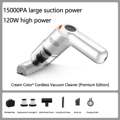 🚗 50% Off | High-Power Cordless Car Vacuum Kit – Just Press to Blast Away All Dirt & Dust! 💨