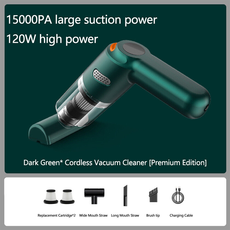 🚗 50% Off | High-Power Cordless Car Vacuum Kit – Just Press to Blast Away All Dirt & Dust! 💨