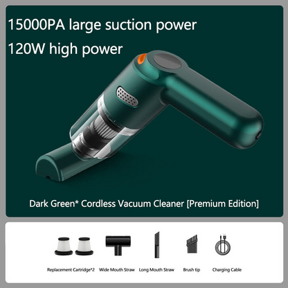 🚗 50% Off | High-Power Cordless Car Vacuum Kit – Just Press to Blast Away All Dirt & Dust! 💨