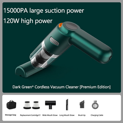 🚗 50% Off | High-Power Cordless Car Vacuum Kit – Just Press to Blast Away All Dirt & Dust! 💨
