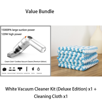 🚗 50% Off | High-Power Cordless Car Vacuum Kit – Just Press to Blast Away All Dirt & Dust! 💨