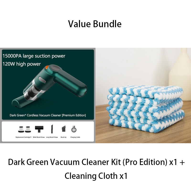 🚗 50% Off | High-Power Cordless Car Vacuum Kit – Just Press to Blast Away All Dirt & Dust! 💨