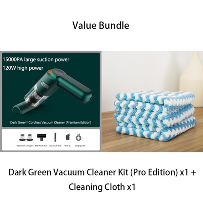 🚗 50% Off | High-Power Cordless Car Vacuum Kit – Just Press to Blast Away All Dirt & Dust! 💨