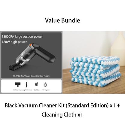 🚗 50% Off | High-Power Cordless Car Vacuum Kit – Just Press to Blast Away All Dirt & Dust! 💨