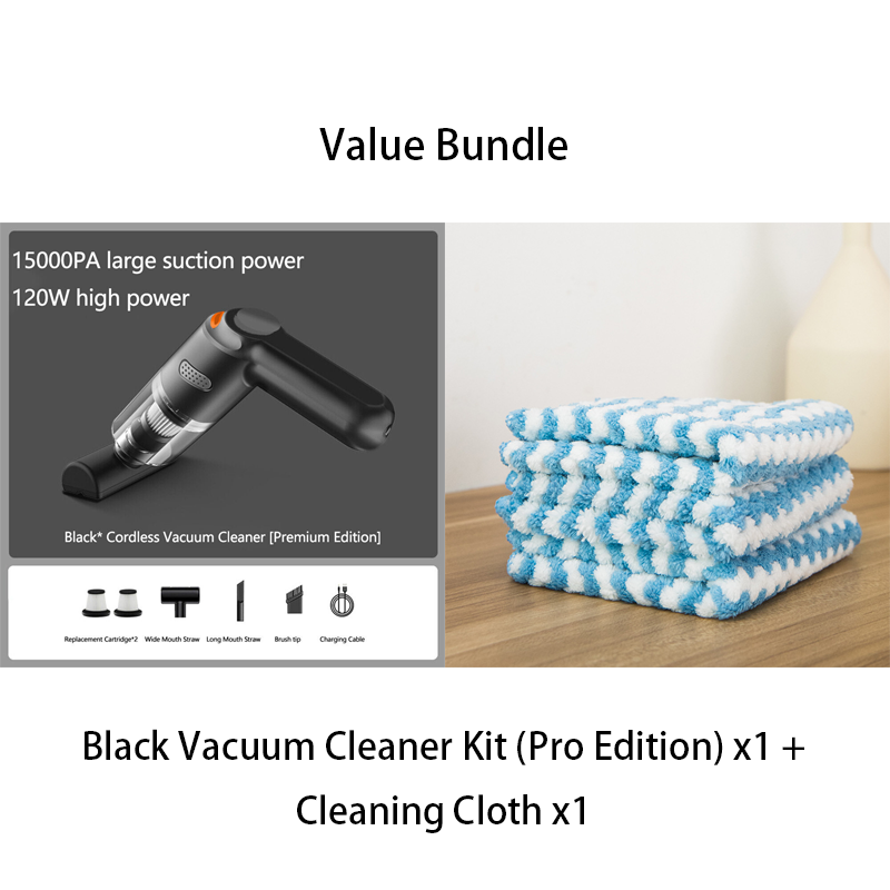 🚗 50% Off | High-Power Cordless Car Vacuum Kit – Just Press to Blast Away All Dirt & Dust! 💨