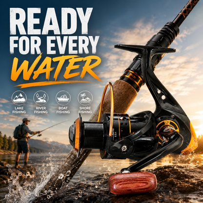 🎣 50% Off | Heavy-Duty CNC Spool Spinning Reel – Precision Engineered to Handle Any Fish! 🐟