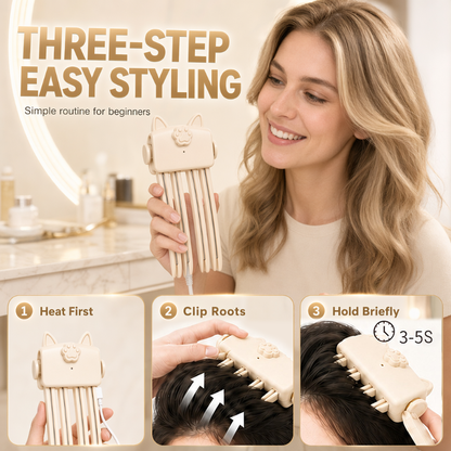 ✨ 50% Off | Volumizing Root Lift Clips – Just Clip to Save Flat Hair! 💇‍♀️