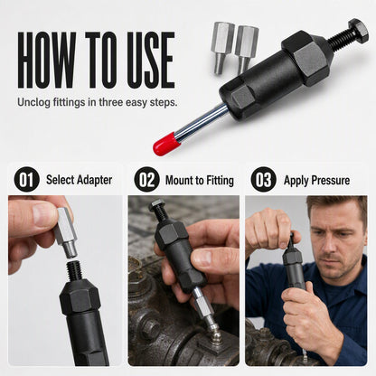 ⏳🔥LIMITED-TIME 50% OFF! ⏰Heavy Duty Grease Fitting Cleaner Tool~~