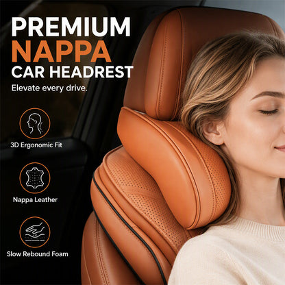 🚗 50% OFF! Universal Memory Foam Car Headrest Neck Pillow ✨ 360° Ergonomic Support, Instant Neck Pain Relief For All Cars & Office Chairs 🌿