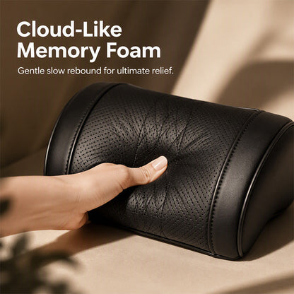 🚗 50% OFF! Universal Memory Foam Car Headrest Neck Pillow ✨ 360° Ergonomic Support, Instant Neck Pain Relief For All Cars & Office Chairs 🌿