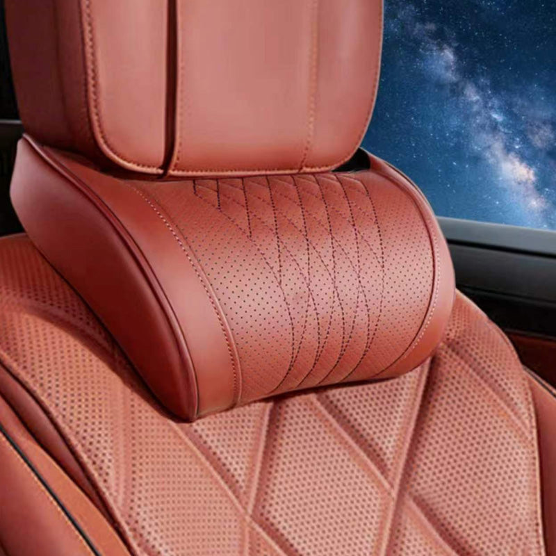 🚗 50% OFF! Universal Memory Foam Car Headrest Neck Pillow ✨ 360° Ergonomic Support, Instant Neck Pain Relief For All Cars & Office Chairs 🌿