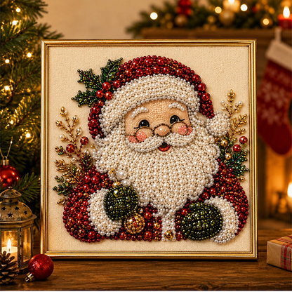 🎅 50% OFF EARLY XMAS SALE! ✨ Christmas Pearl & Rhinestone Painting Kit – Create DIY Gifts & Festive Decor Early 🎄