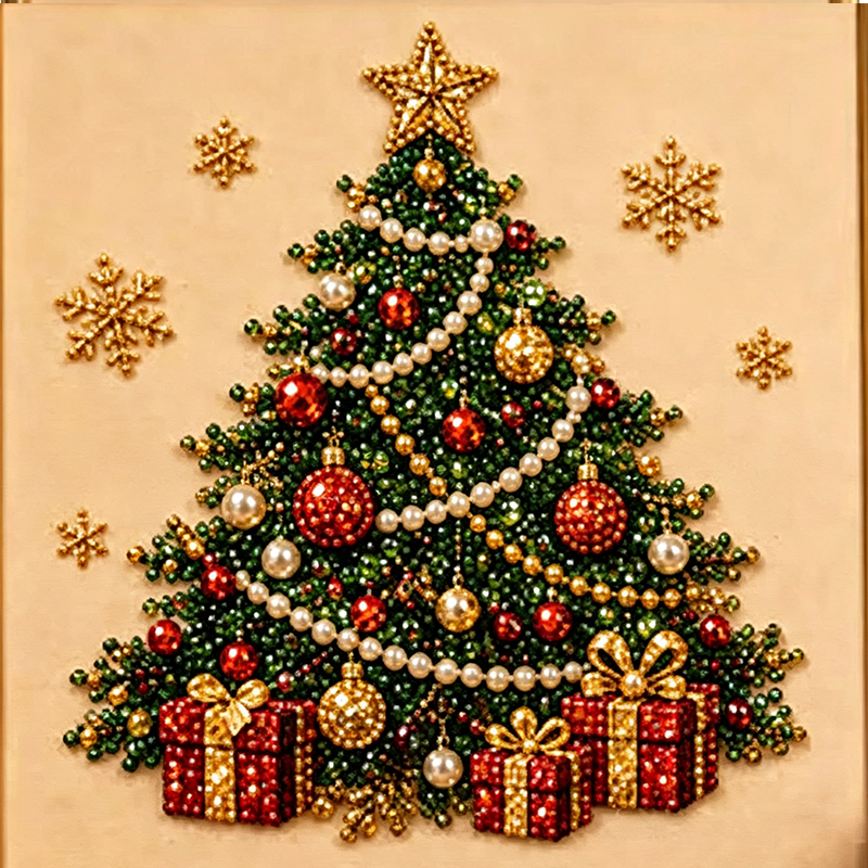 🎅 50% OFF EARLY XMAS SALE! ✨ Christmas Pearl & Rhinestone Painting Kit – Create DIY Gifts & Festive Decor Early 🎄