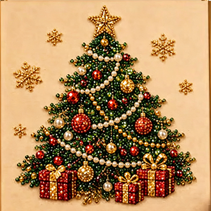 🎅 50% OFF EARLY XMAS SALE! ✨ Christmas Pearl & Rhinestone Painting Kit – Create DIY Gifts & Festive Decor Early 🎄