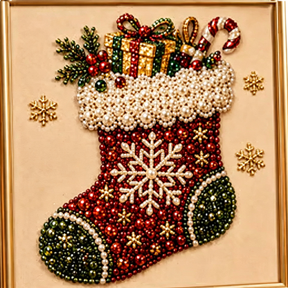 🎅 50% OFF EARLY XMAS SALE! ✨ Christmas Pearl & Rhinestone Painting Kit – Create DIY Gifts & Festive Decor Early 🎄