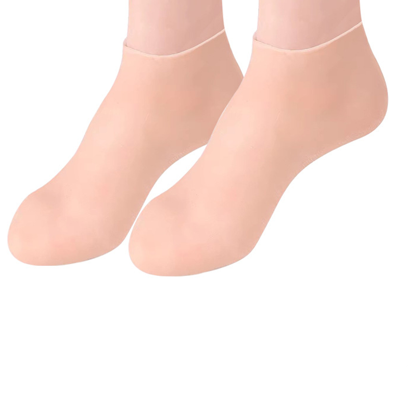 🧦 50% OFF TODAY ONLY! ✨ Silicone Moisturizing Socks for Dry Cracked Feet – Soften Heels & Instant Foot Repair 🌿