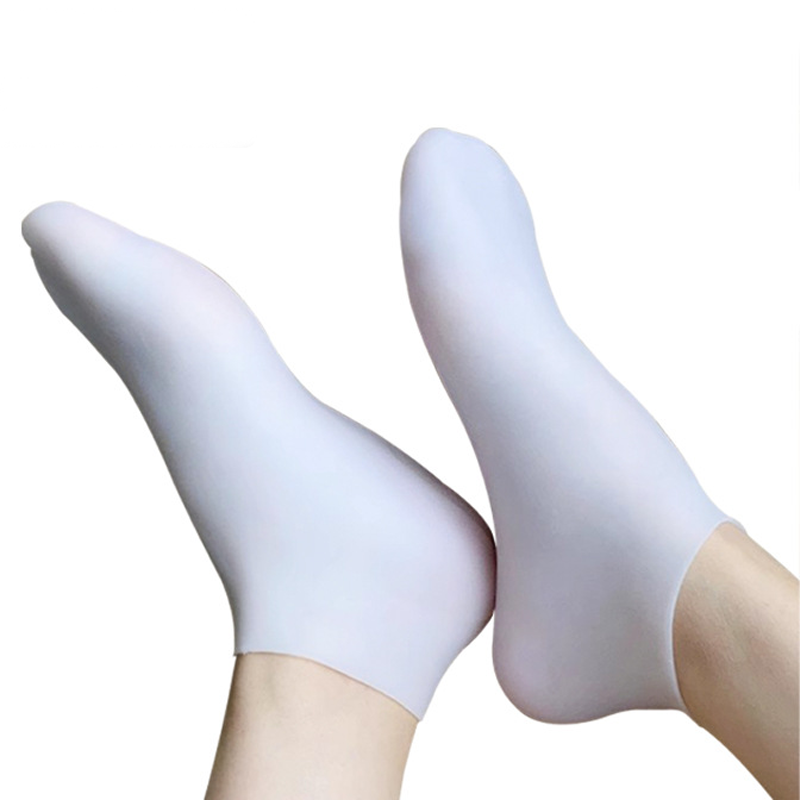 🧦 50% OFF TODAY ONLY! ✨ Silicone Moisturizing Socks for Dry Cracked Feet – Soften Heels & Instant Foot Repair 🌿