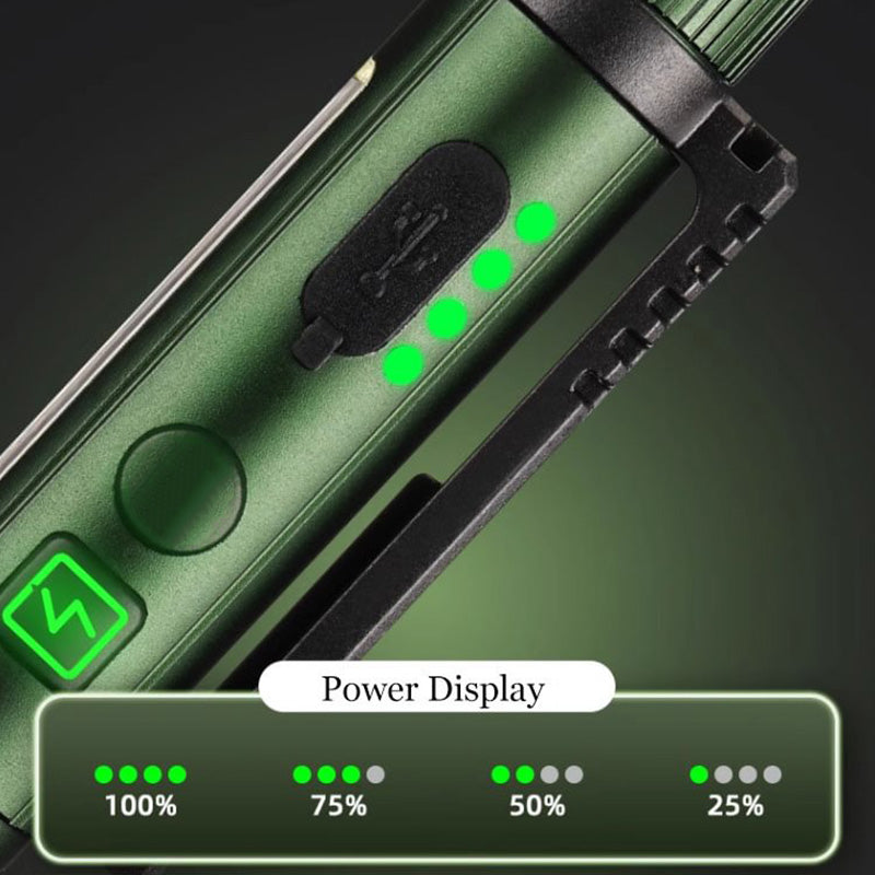 🧲 SAVE 50% NOW! 💡 Multifunctional Magnetic Pen Work Light – Strong Magnet Base & Super Bright Pocket Torch For Mechanics 🔧