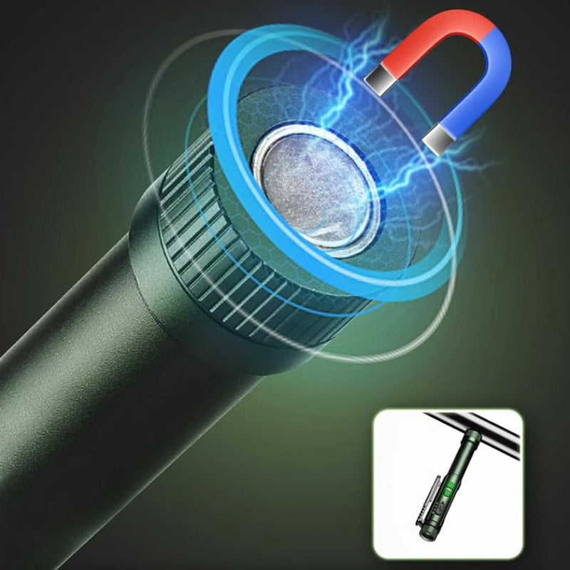 🧲 SAVE 50% NOW! 💡 Multifunctional Magnetic Pen Work Light – Strong Magnet Base & Super Bright Pocket Torch For Mechanics 🔧