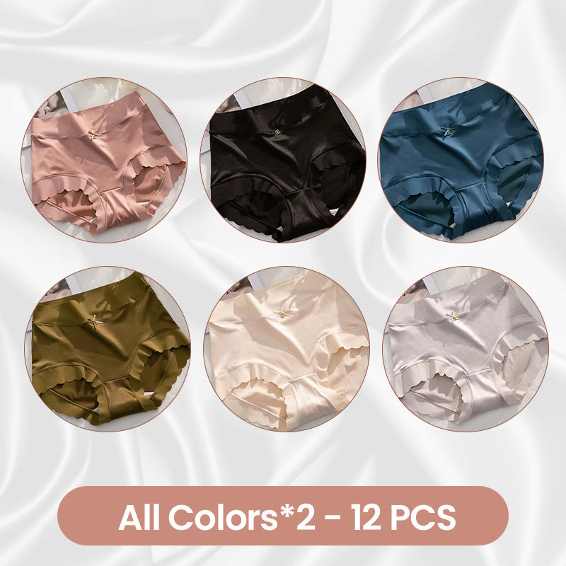 🔥Hot Sale SAVE 50% NOW! 🔥Premium Satin Antibacterial Moisture-absorbing Panties