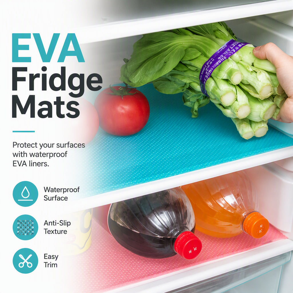 🥳2026 HOT SALE🥳💞12K+ SOLD! 🧊🎁 60% OFF! Fridge Shelf Liners – From £6.99! Waterproof EVA, anti-slip & cut-to-fit. Keeps fridge clean & organized – stock up & save! 🏠✅