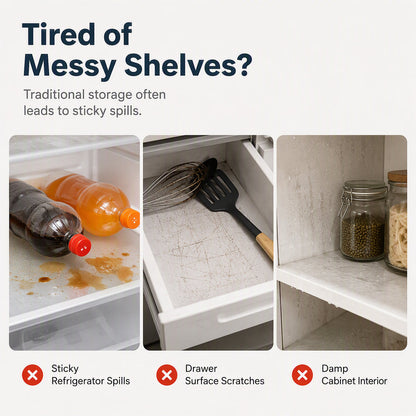 🥳2026 HOT SALE🥳💞12K+ SOLD! 🧊🎁 60% OFF! Fridge Shelf Liners – From £6.99! Waterproof EVA, anti-slip & cut-to-fit. Keeps fridge clean & organized – stock up & save! 🏠✅