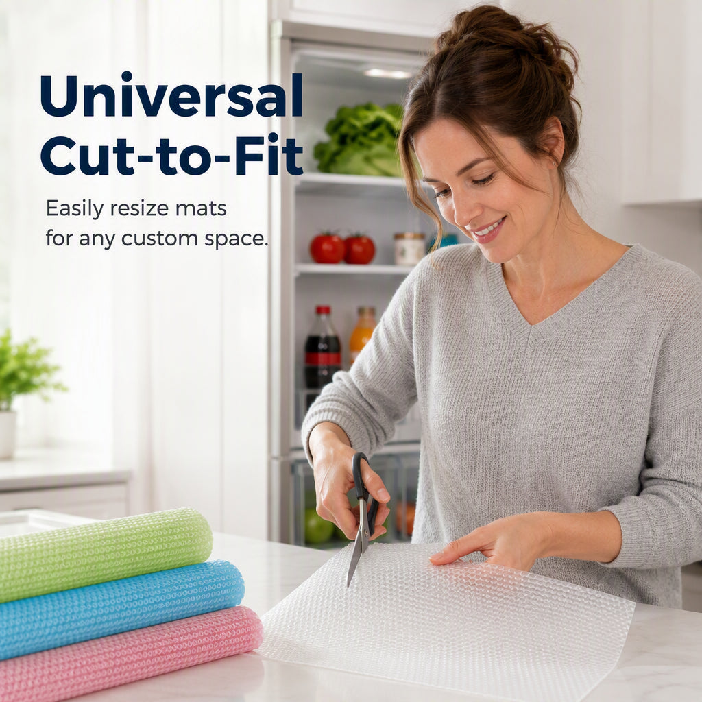 🥳2026 HOT SALE🥳💞12K+ SOLD! 🧊🎁 60% OFF! Fridge Shelf Liners – From £6.99! Waterproof EVA, anti-slip & cut-to-fit. Keeps fridge clean & organized – stock up & save! 🏠✅