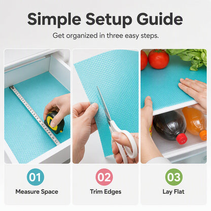 🥳2026 HOT SALE🥳💞12K+ SOLD! 🧊🎁 60% OFF! Fridge Shelf Liners – From £6.99! Waterproof EVA, anti-slip & cut-to-fit. Keeps fridge clean & organized – stock up & save! 🏠✅