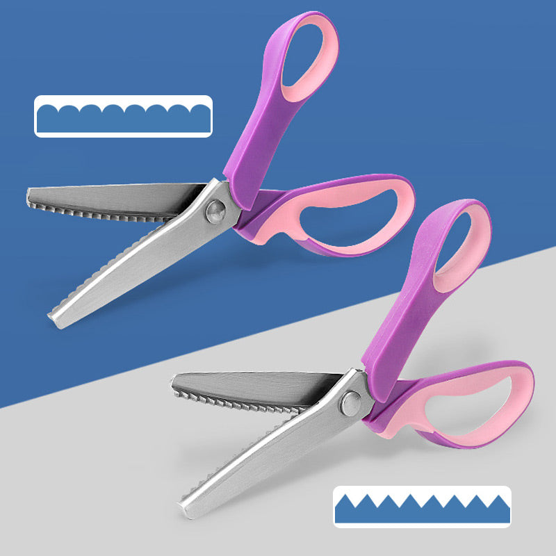 ✂️ 50% OFF TODAY! ✨ Multipurpose Pinking Shears – Professional Heavy Duty Serrated Scissors For Fabric & Crafting ✂️