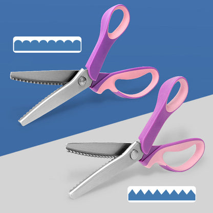 ✂️ 50% OFF TODAY! ✨ Multipurpose Pinking Shears – Professional Heavy Duty Serrated Scissors For Fabric & Crafting ✂️
