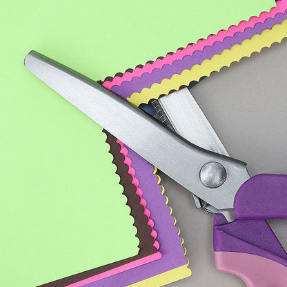 ✂️ 50% OFF TODAY! ✨ Multipurpose Pinking Shears – Professional Heavy Duty Serrated Scissors For Fabric & Crafting ✂️