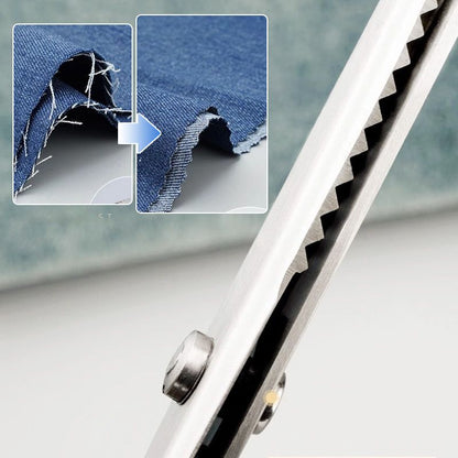✂️ 50% OFF TODAY! ✨ Multipurpose Pinking Shears – Professional Heavy Duty Serrated Scissors For Fabric & Crafting ✂️