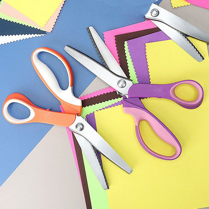 ✂️ 50% OFF TODAY! ✨ Multipurpose Pinking Shears – Professional Heavy Duty Serrated Scissors For Fabric & Crafting ✂️