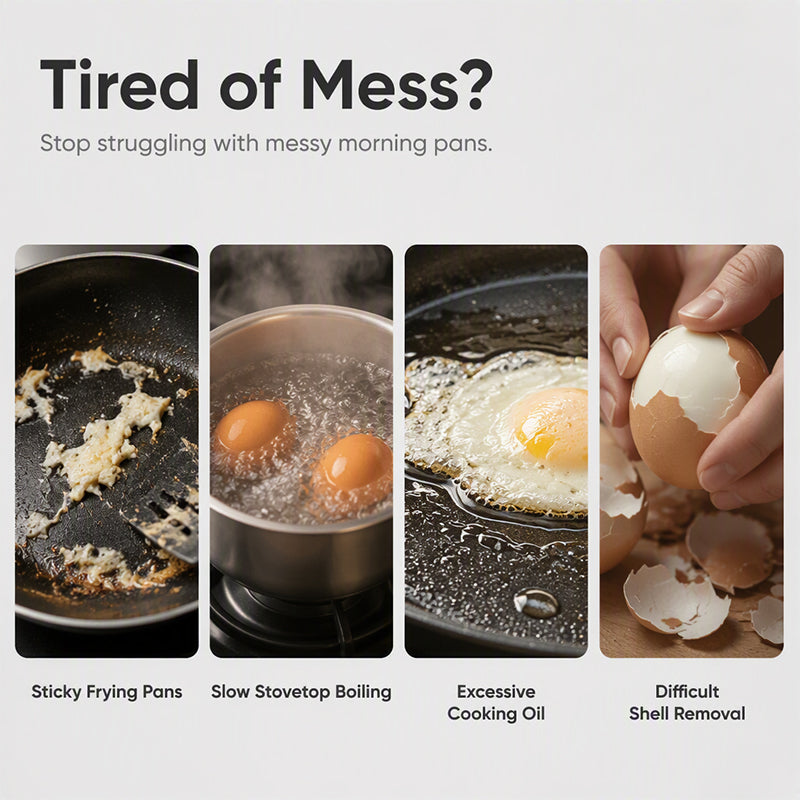 🔥 HALF PRICE SALE! ⏱️ 2-in-1 Microwave Egg Steamer – Perfect Poached Eggs In Minutes Without Mess 🍳
