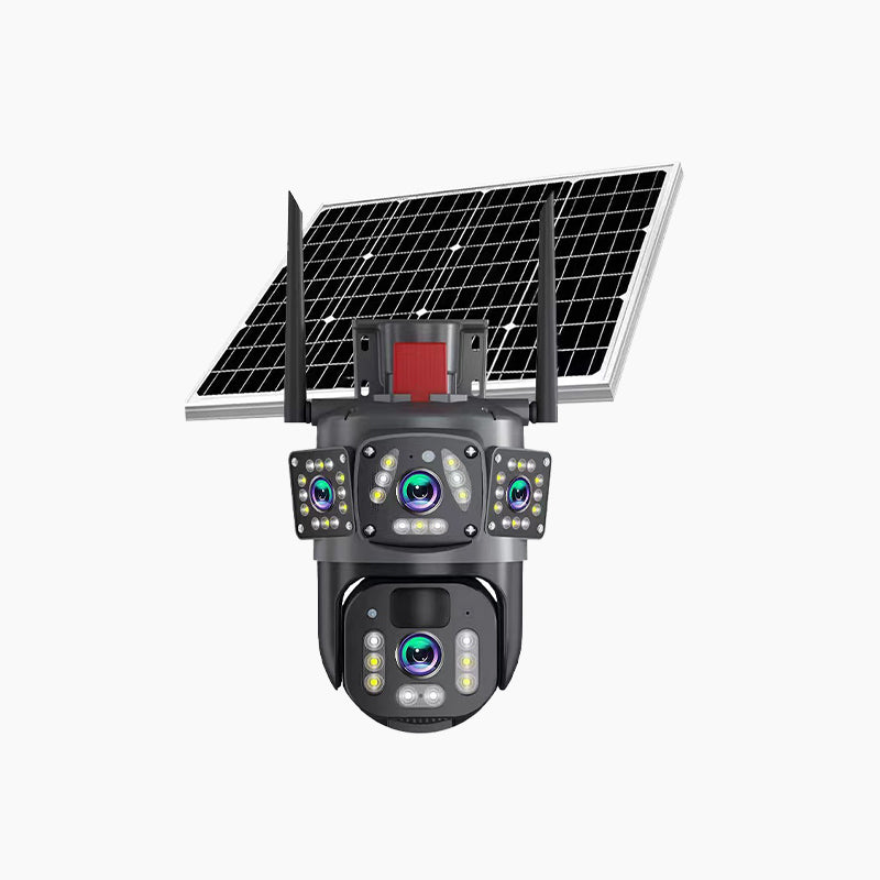 ⏳Time-Limited Special⏰6K 9MP Outdoor Wi-Fi Security Camera | 3 Lenses, 360° PTZ | IP66 Waterproof, Color Night Vision, Two-Way Audio, Motion Tracking