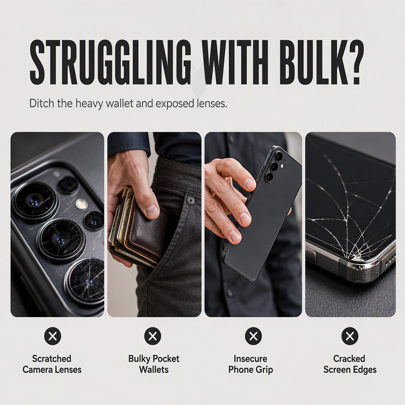 📱Limited Time Offer £12.99! 2‑in‑1 Shockproof Phone Case with Hidden Card Holder, Rugged Hybrid Protective Cover, Slide Camera Cover & 360° Rotatable Ring Stand Heavy‑Duty Phone Shell