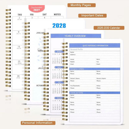 🐮 50% OFF 🌟 Adorable Highland Cow 5-Year Planner (2027–2030) ✨