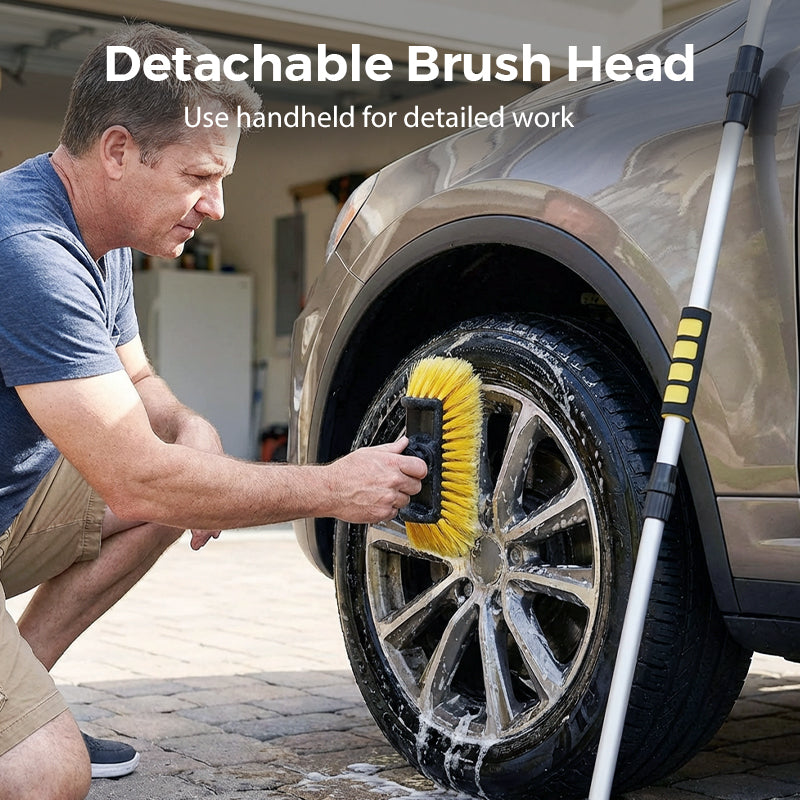 🚙 LIMITED‑TIME ! 💥 Extendable Car Wash Brush 152cm Long Handle – Labor‑Saving, Scratch‑Free, Water‑Through ✨