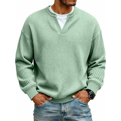 🔥 50% OFF | Men's Layered Waffle Long-Sleeve Tee